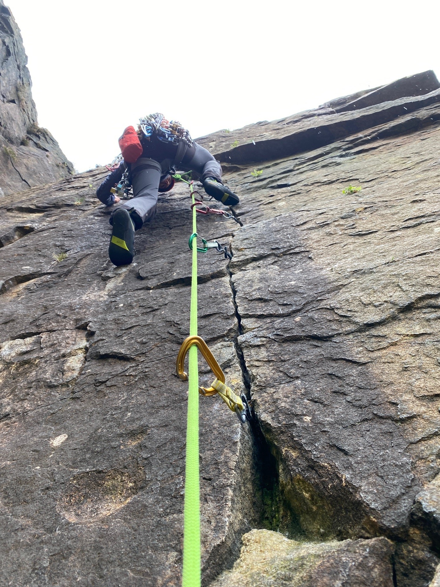 Climbing Hobson Quarry